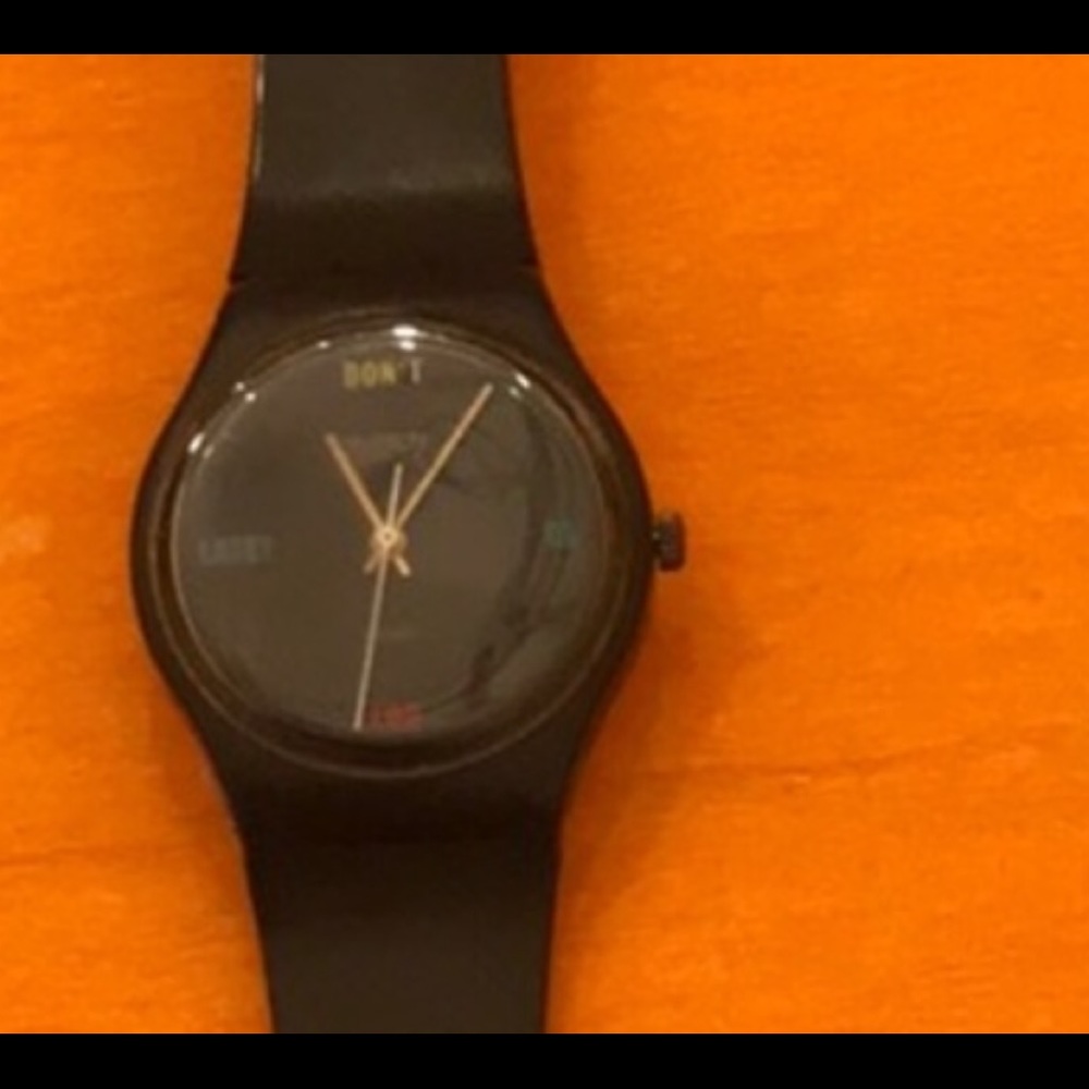 Swatch watches Don’t Be Too Late